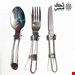 ست قاشق،چنگال و چاقو سفری مدل T23
