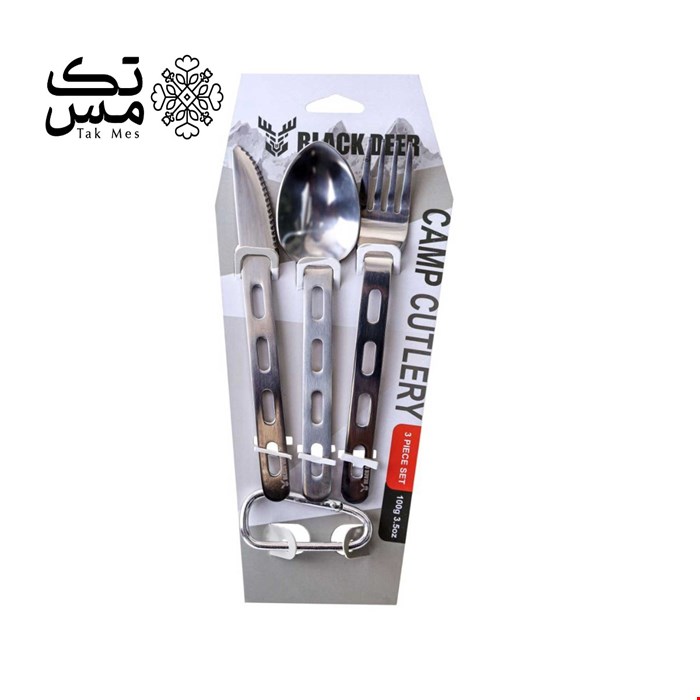 ست قاشق، چنگال و کارد استیل بلک دیر